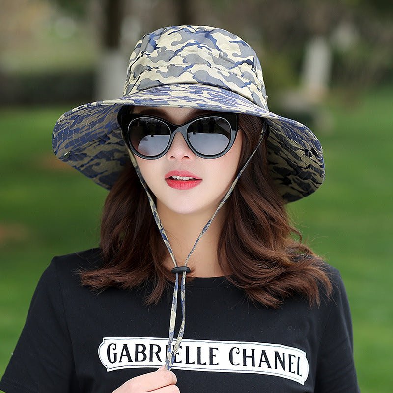 Camouflage Bucket Hat for Sun Protection and Fishing - NZ Tackle