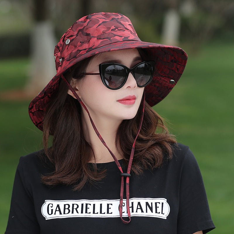 Camouflage Bucket Hat for Sun Protection and Fishing - NZ Tackle