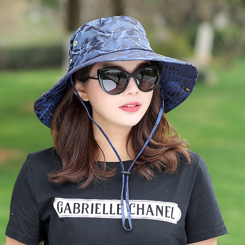 Camouflage Bucket Hat for Sun Protection and Fishing - NZ Tackle