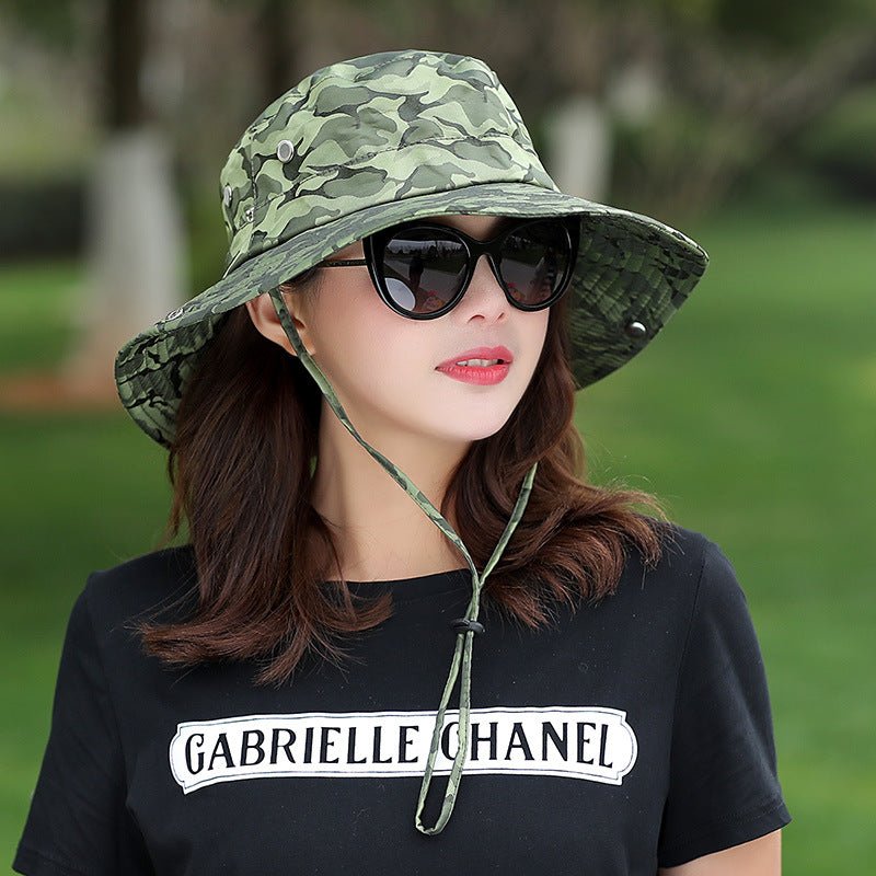 Camouflage Bucket Hat for Sun Protection and Fishing - NZ Tackle