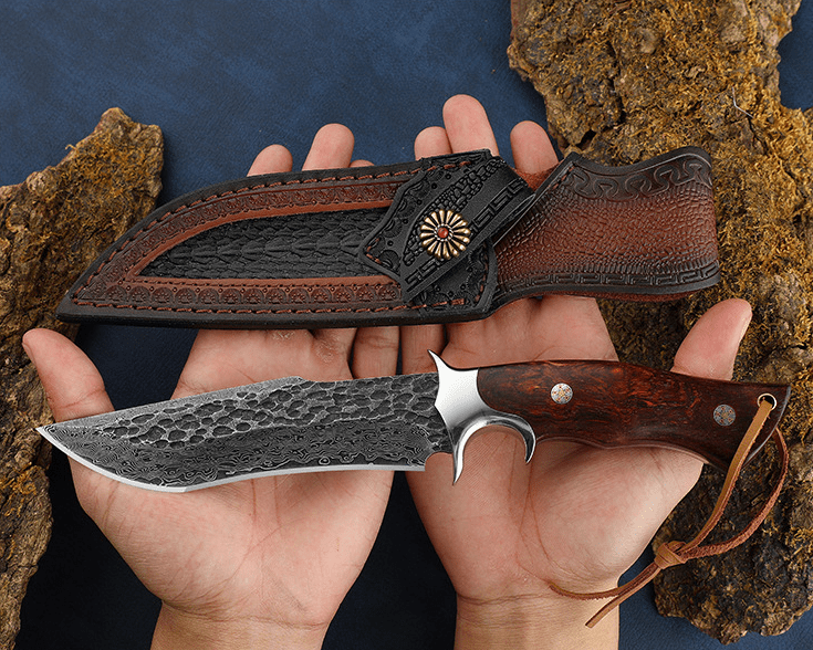 Damascus Steel Hand Forged Knife - NZ Tackle
