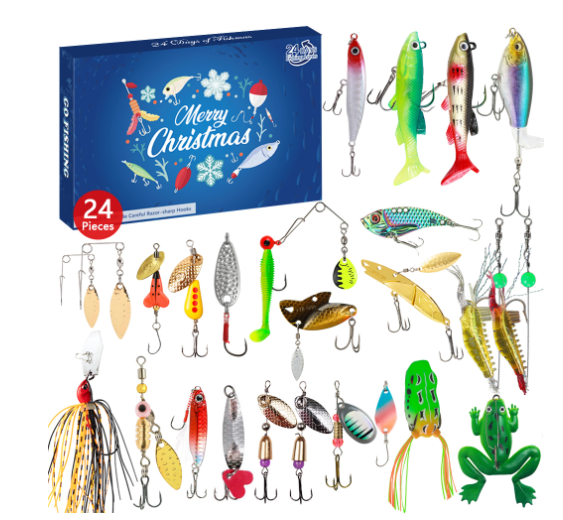 Fishing Lure Advent Calendar 2024 (One Set) - NZ Tackle