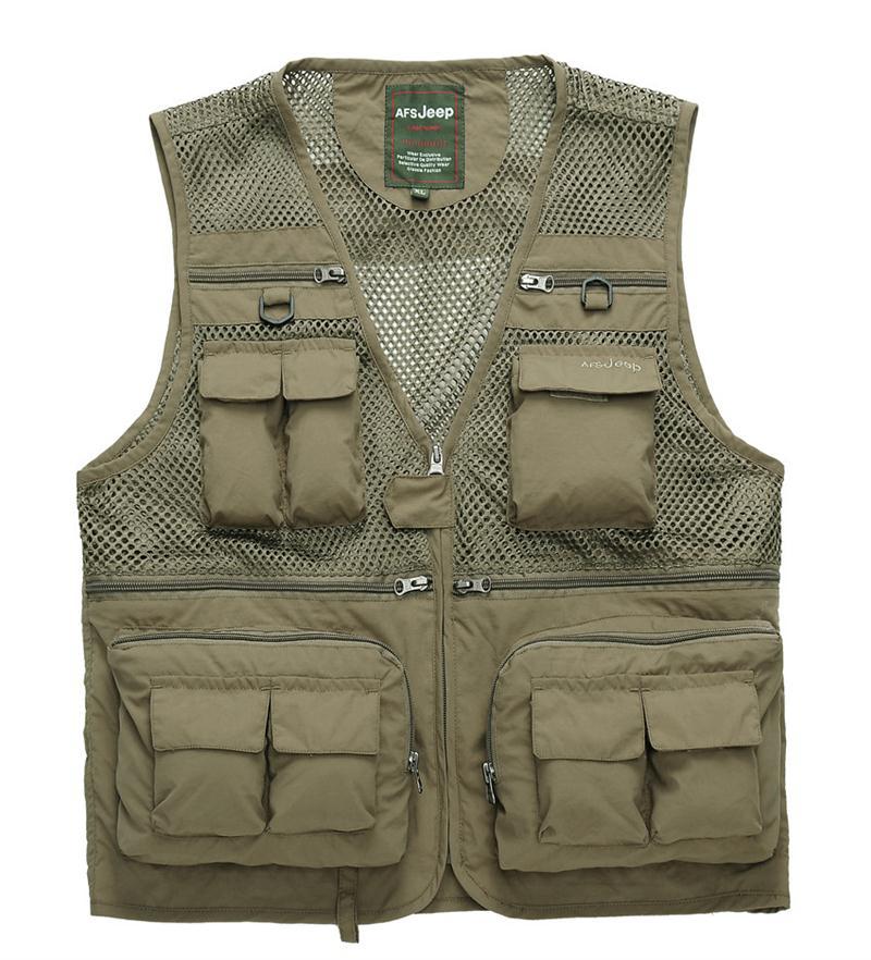GUDAOJIPU Quick - Dry Mesh Fishing Photography Vest - NZ Tackle