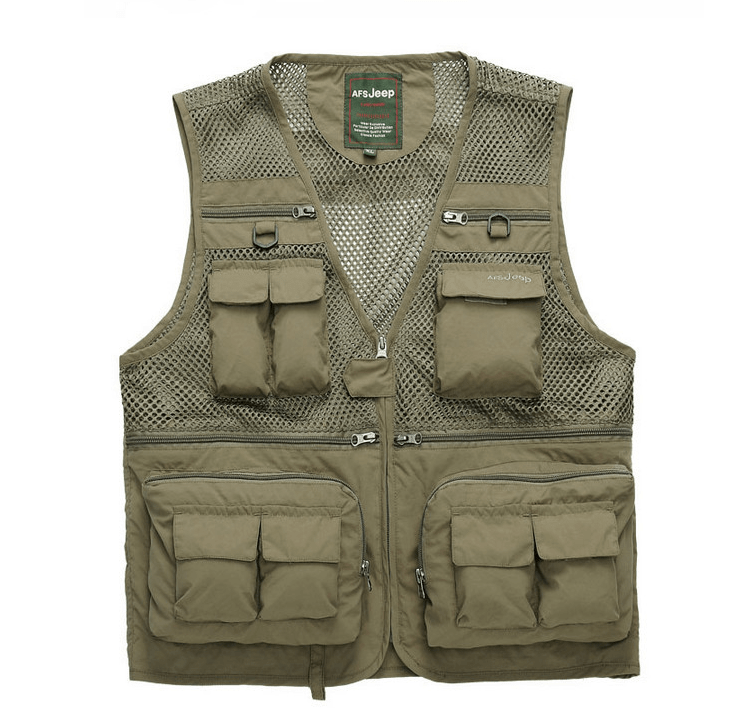 GUDAOJIPU Quick - Dry Mesh Fishing Photography Vest - NZ Tackle