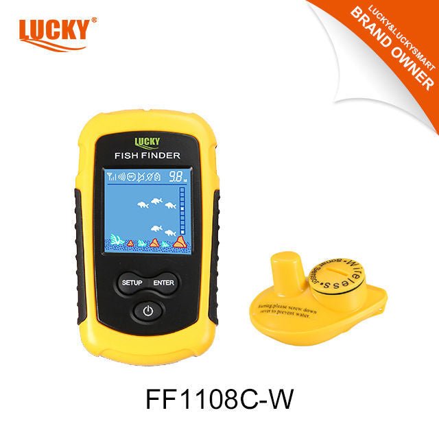 LUCKY FF1108C - W Color Screen Wireless Fish Finder - NZ Tackle