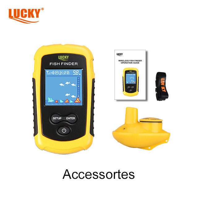 LUCKY FF1108C - W Color Screen Wireless Fish Finder - NZ Tackle