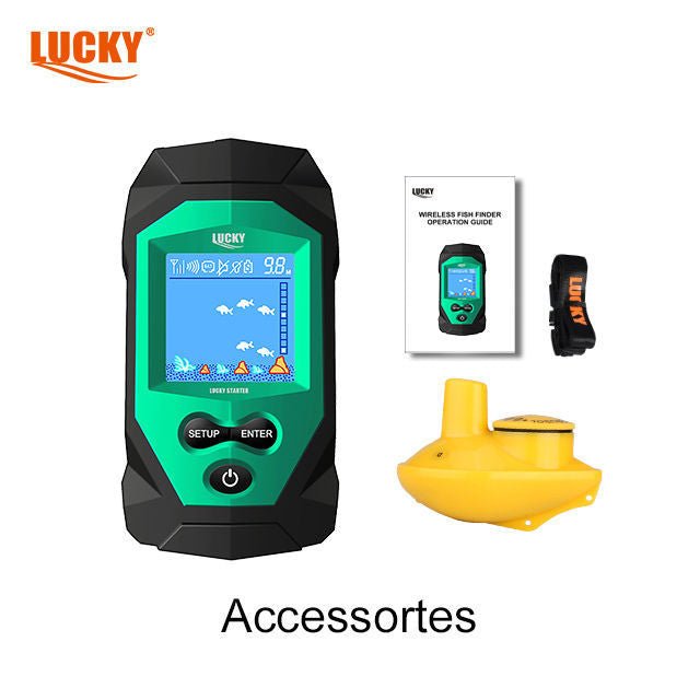 LUCKY FL068 - W Color Screen Wireless Fish Finder - NZ Tackle