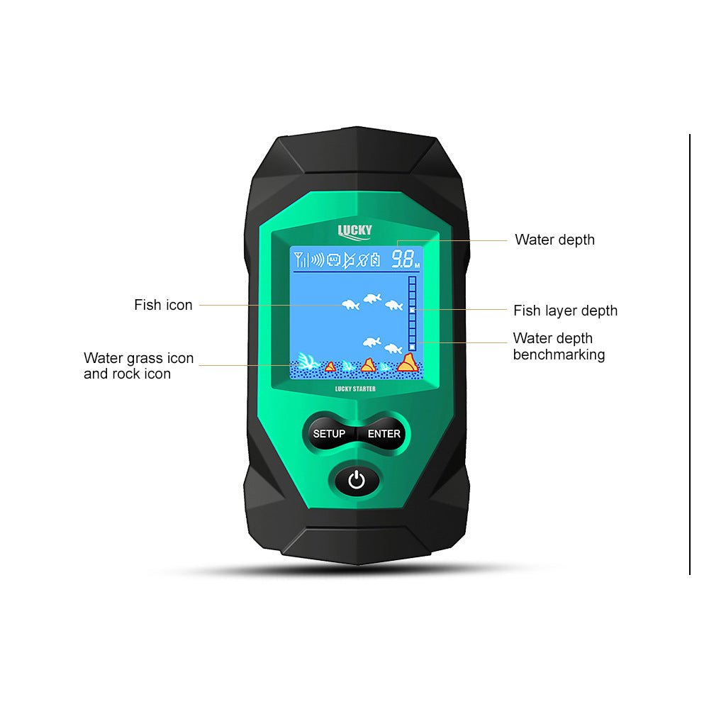 LUCKY FL068 - W Color Screen Wireless Fish Finder - NZ Tackle