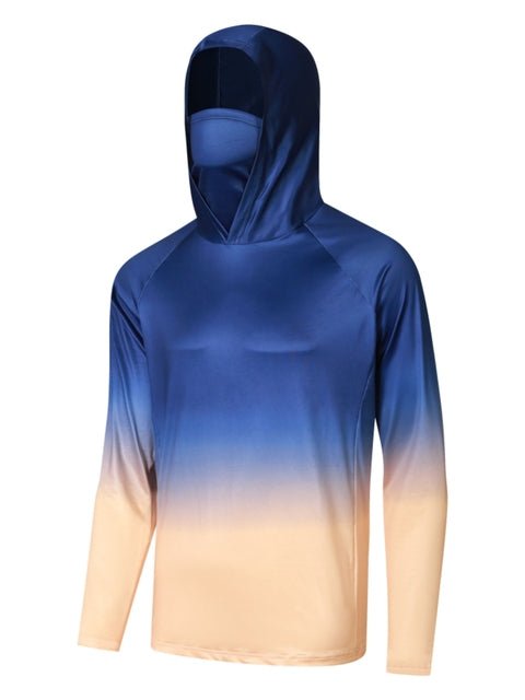 Men's Camouflage Fishing Shirt with Hood - Quick Dry - NZ Tackle