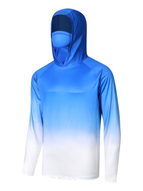 Men's Camouflage Fishing Shirt with Hood - Quick Dry - NZ Tackle