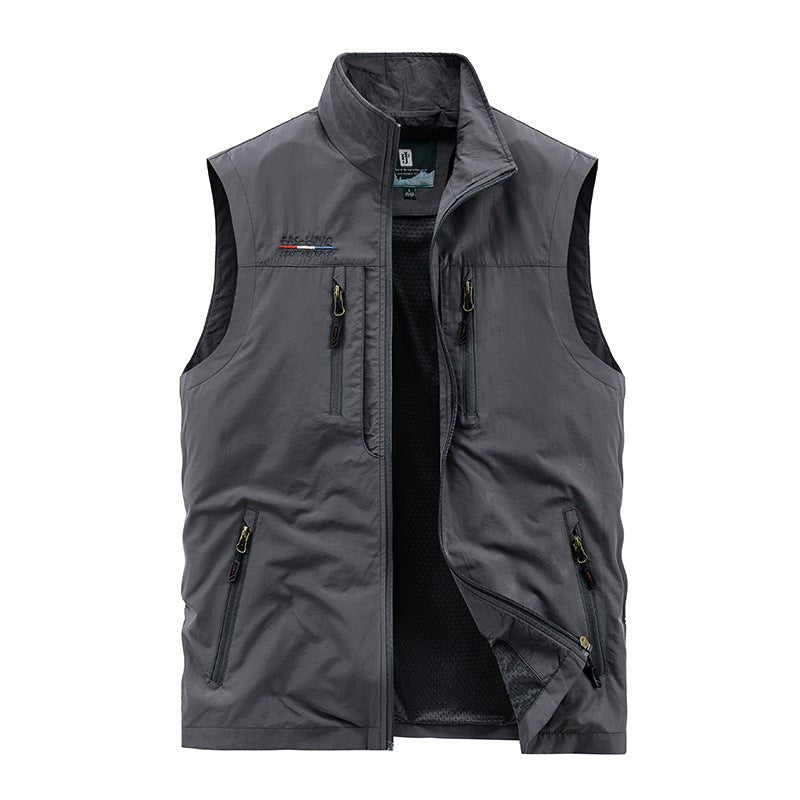 Men's Polyester Cotton Fishing Workwear Wind Vest - NZ Tackle