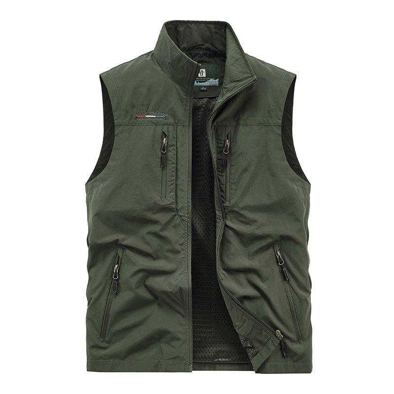 Men's Polyester Cotton Fishing Workwear Wind Vest - NZ Tackle