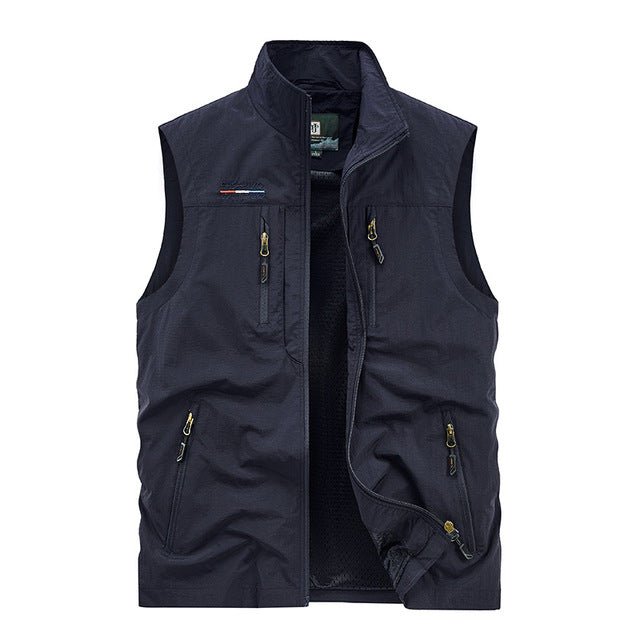 Men's Polyester Cotton Fishing Workwear Wind Vest - NZ Tackle