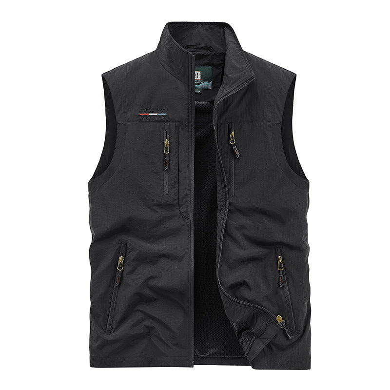 Men's Polyester Cotton Fishing Workwear Wind Vest - NZ Tackle