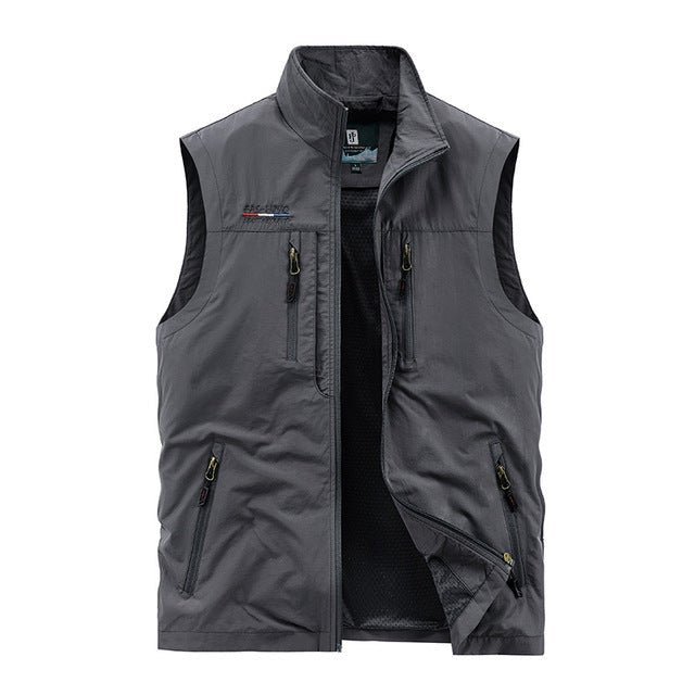 Men's Polyester Cotton Fishing Workwear Wind Vest - NZ Tackle