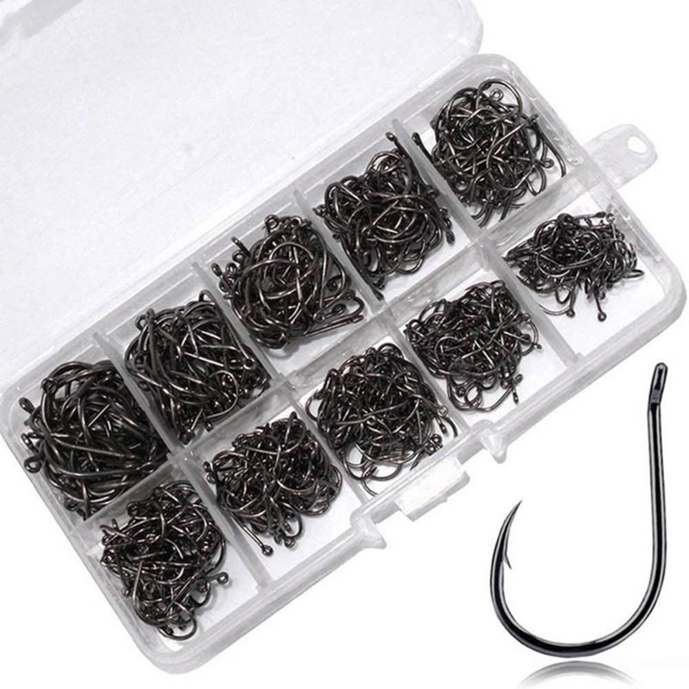 Outdoor Fishing Gear - Ise Fishing Hooks with Box (500 pcs) - NZ Tackle