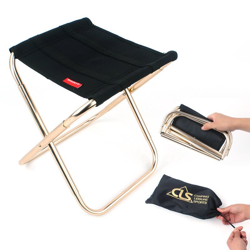 Outdoor Folding Chair - 7075 Aluminum Fishing Stool - NZ Tackle