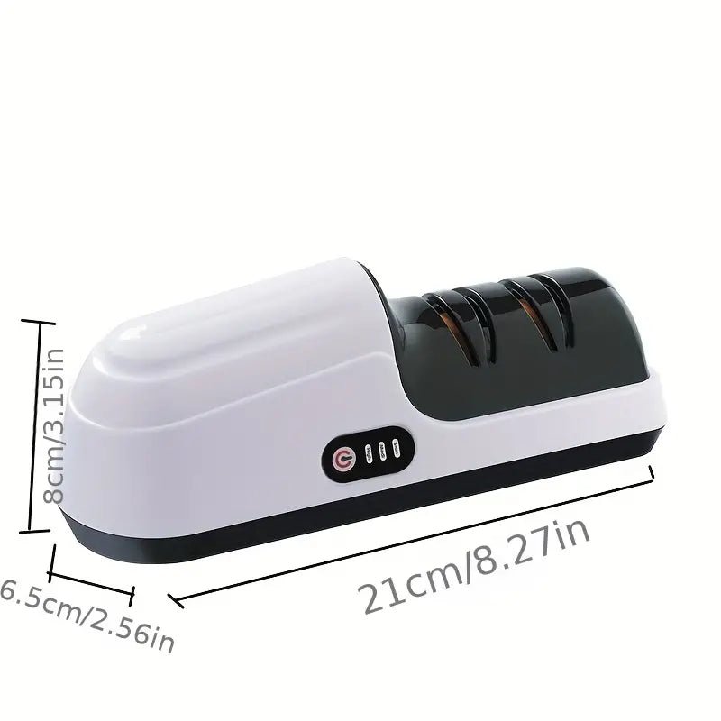 USB Electric Knife Sharpener with Diamond Slots (1pc) - NZ Tackle