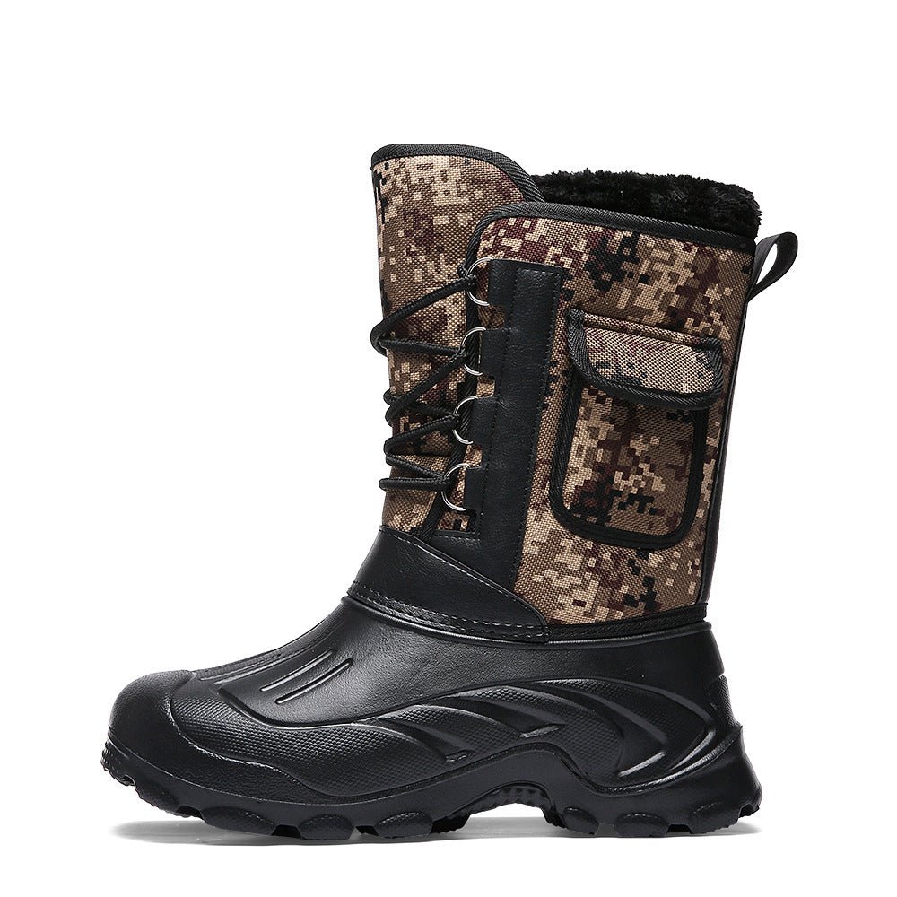 Warm Camouflage Fishing Boots - NZ Tackle