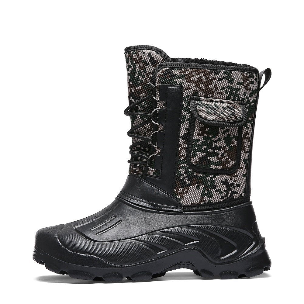 Warm Camouflage Fishing Boots - NZ Tackle